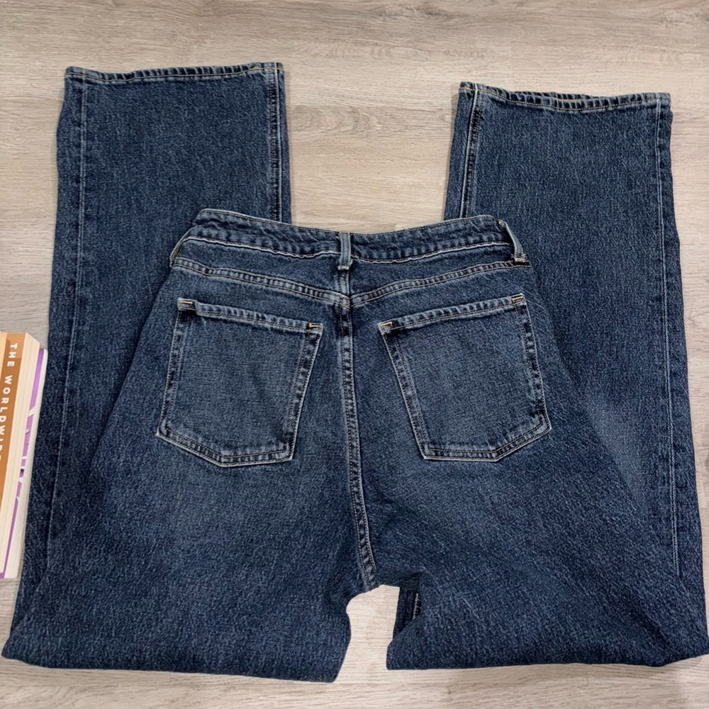 Classic Blue Denim Wide Leg Jeans size 6